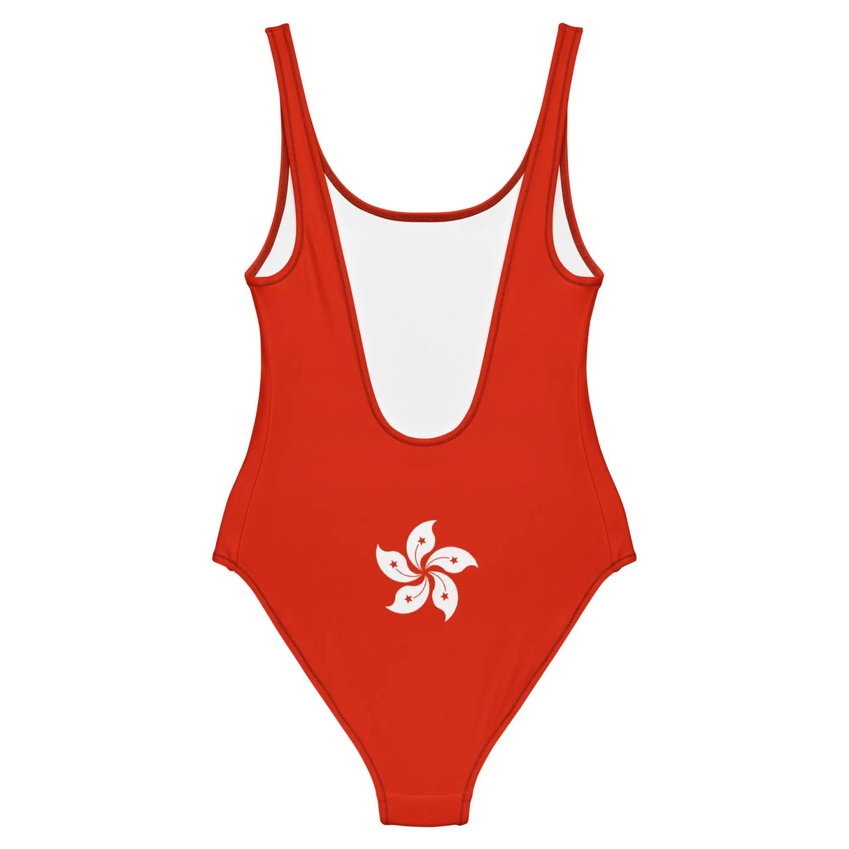 Maillot de bain drapeau hong kong coupe brésilienne femme