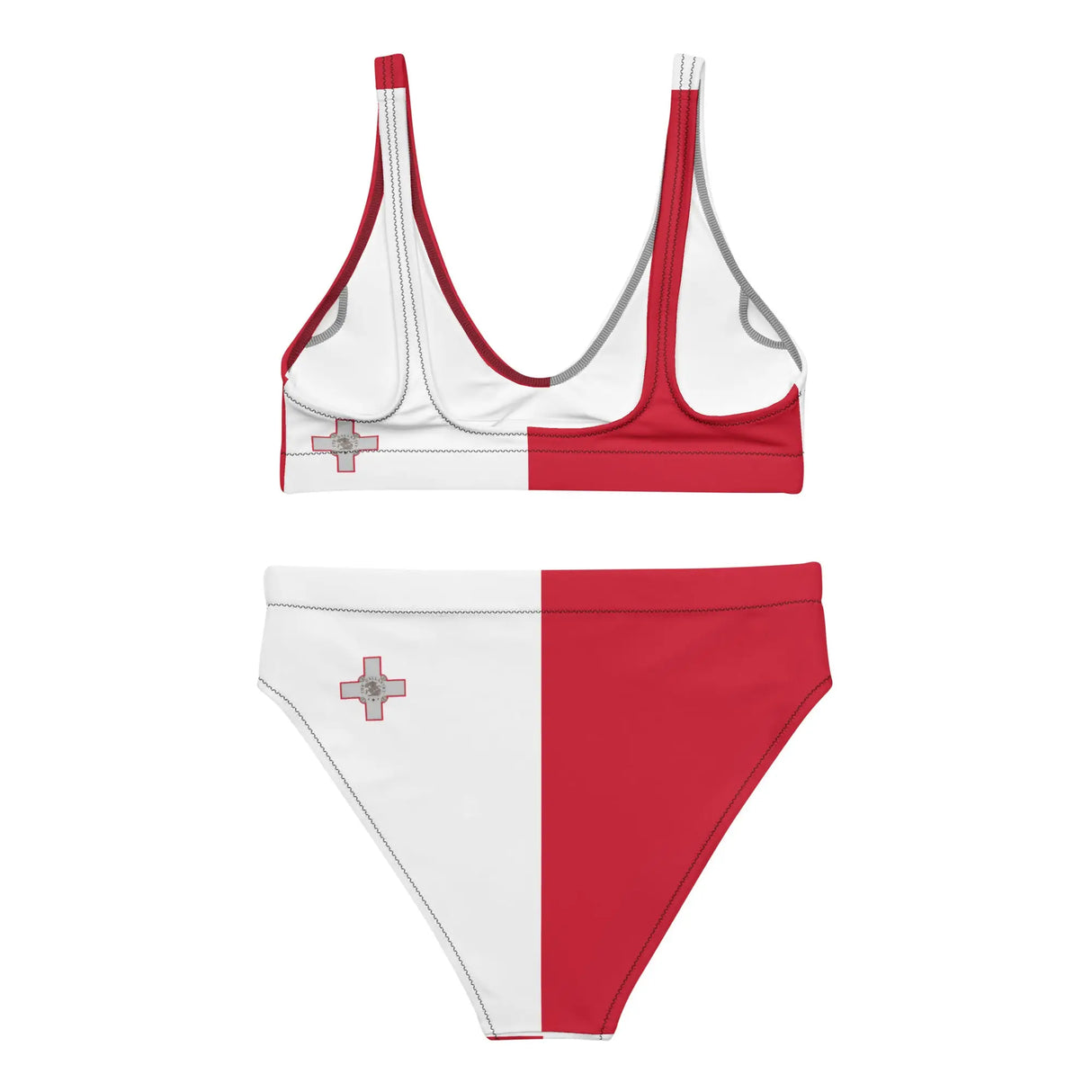 Maillot de bain drapeau malte femme en polyester recyclé