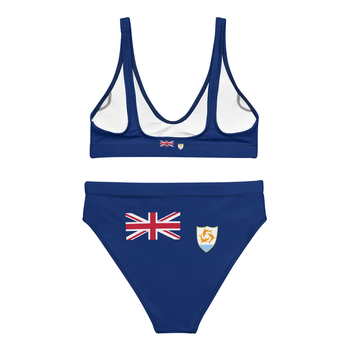 Maillot de bain femme drapeau anguilla en polyester recyclé