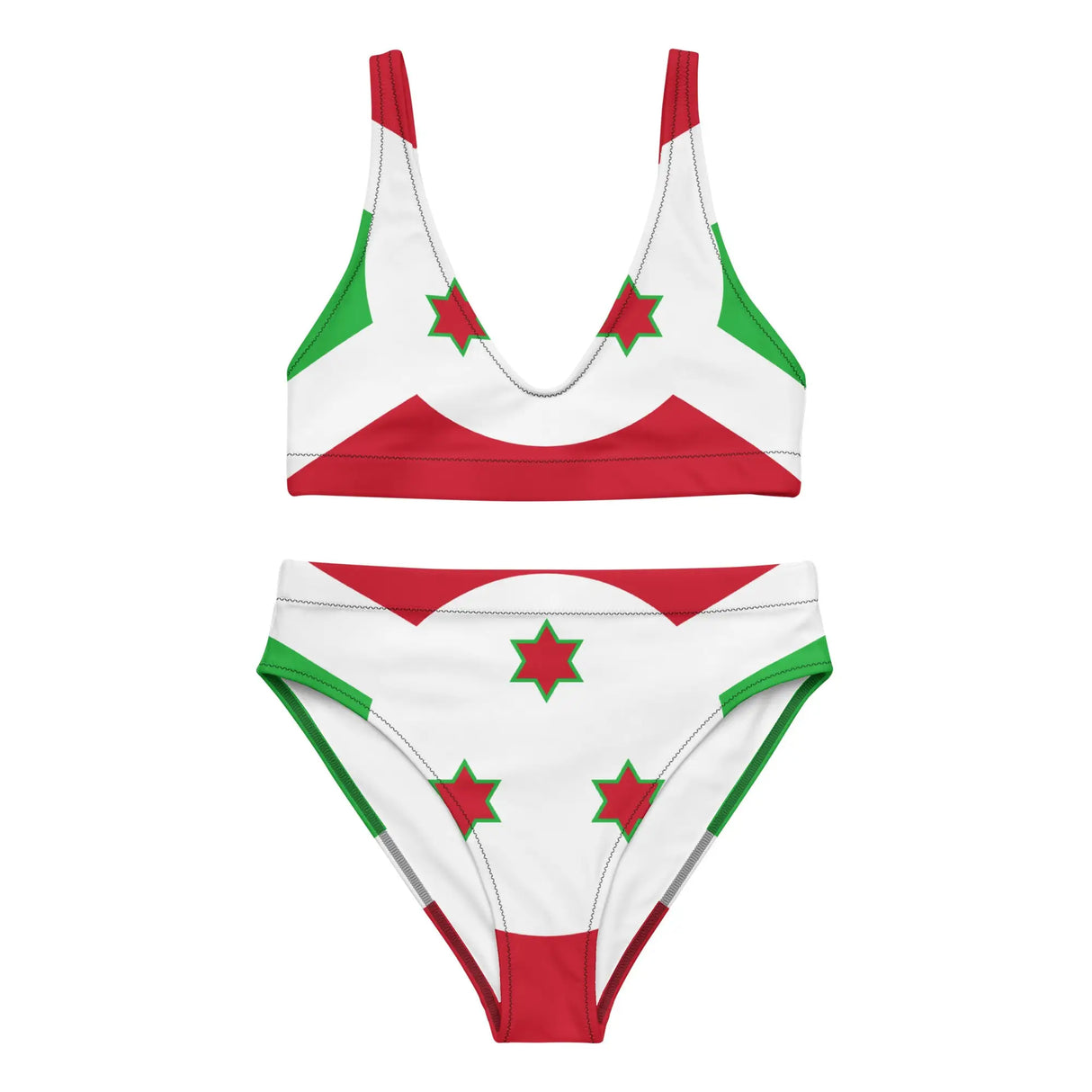 Maillot de bain femme drapeau burundi tissu confort uv