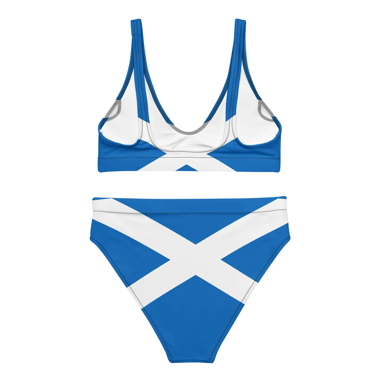 Maillot de bain femme drapeau écosse polyester recyclé