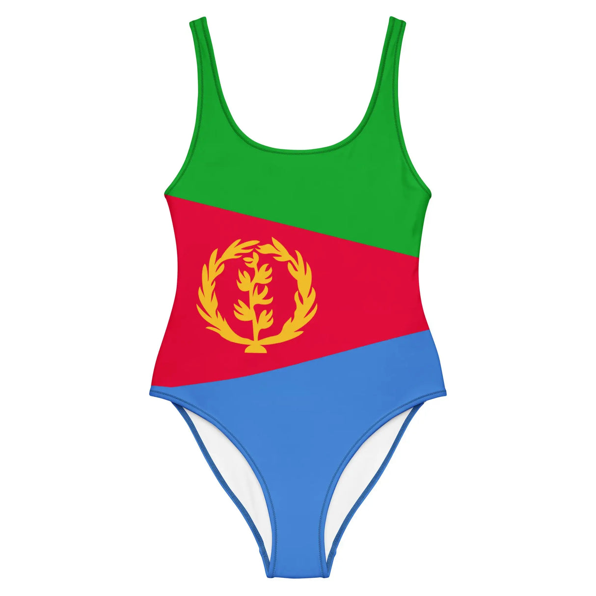Maillot de bain femme drapeau érythrée coupe brésilienne