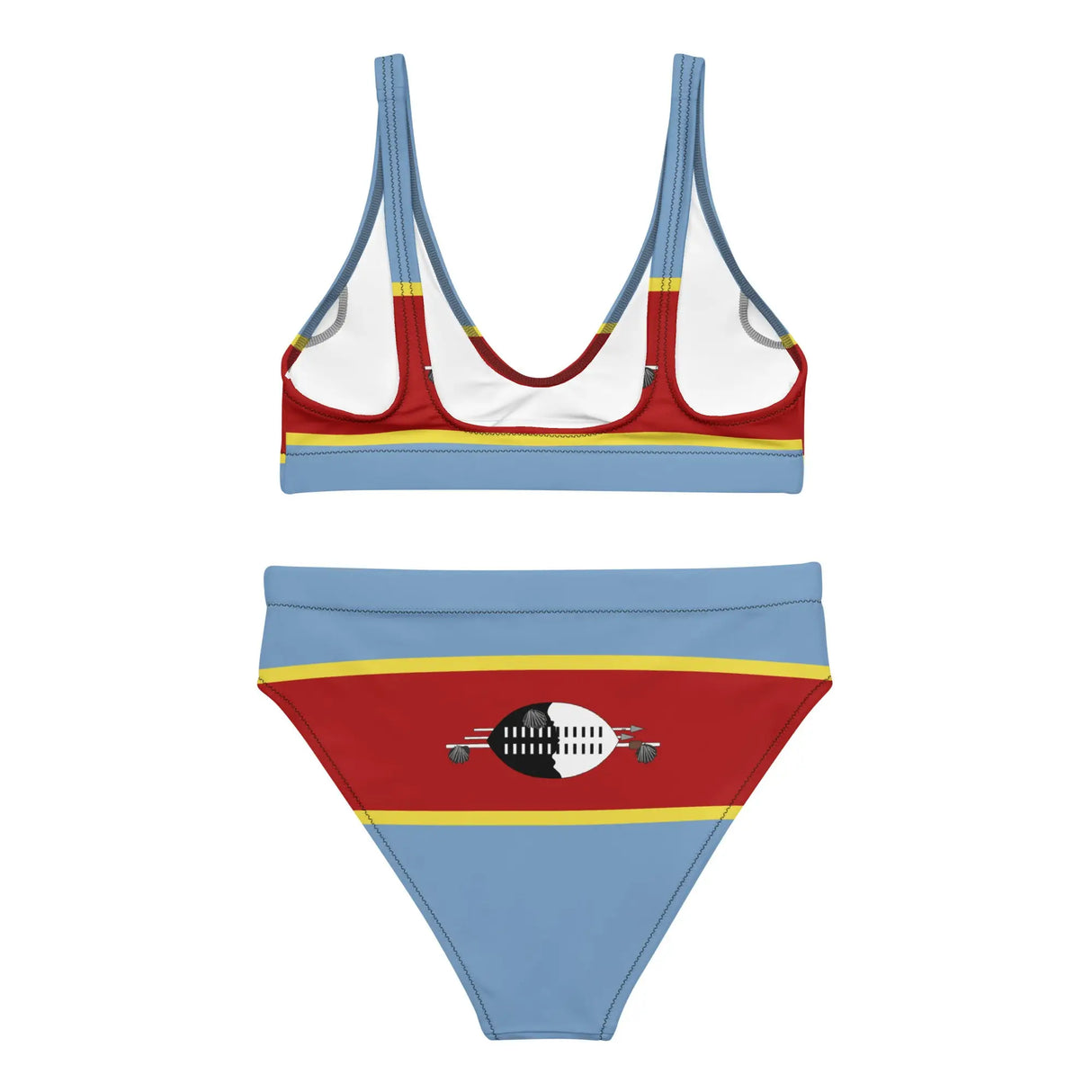 Maillot de bain femme drapeau eswatini polyester recyclé