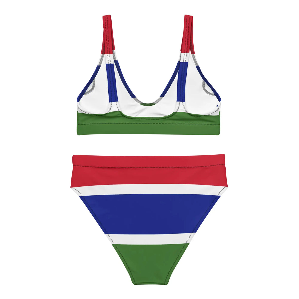 Maillot de bain femme drapeau gambie polyester recyclé