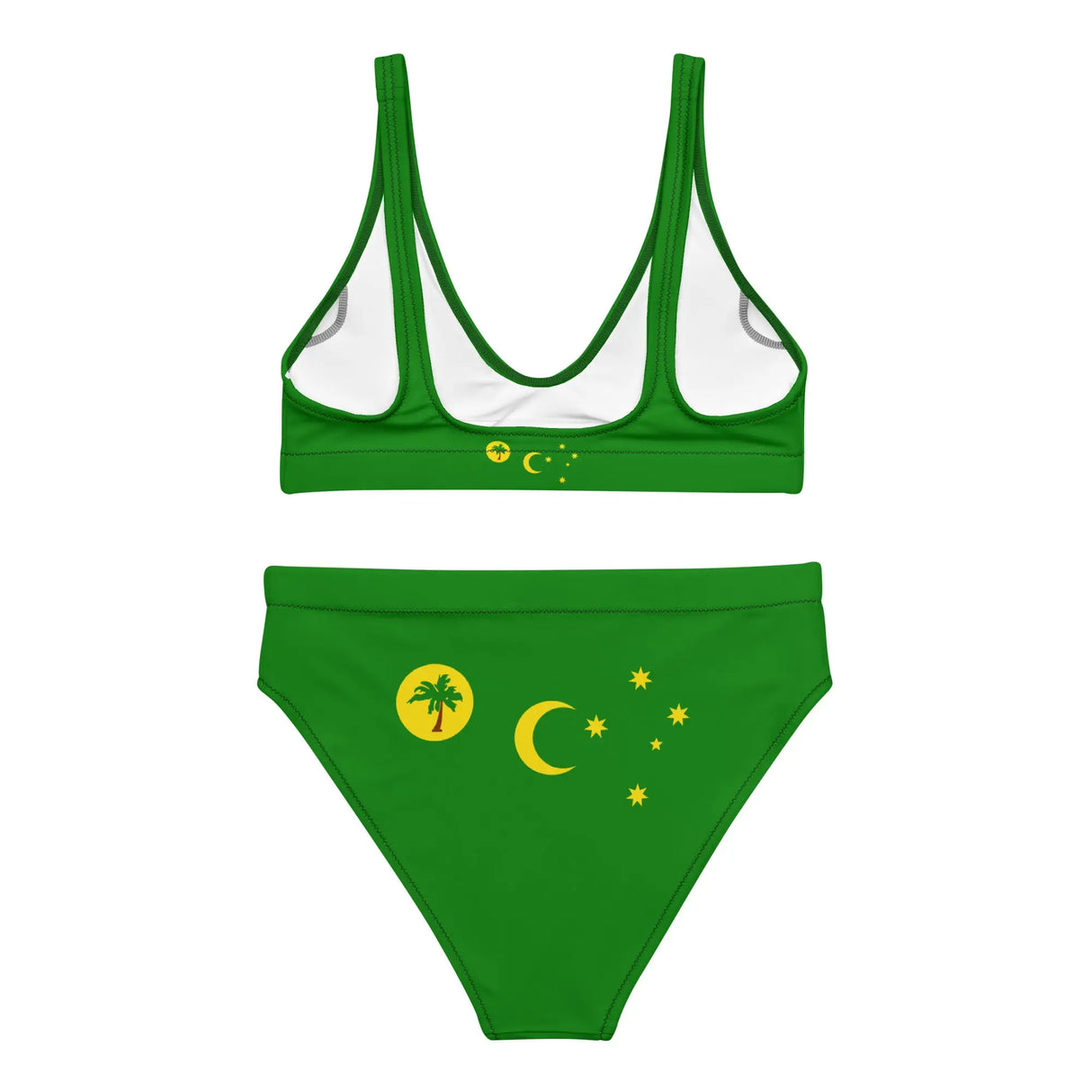 Maillot de bain femme drapeau îles cocos polyester recyclé