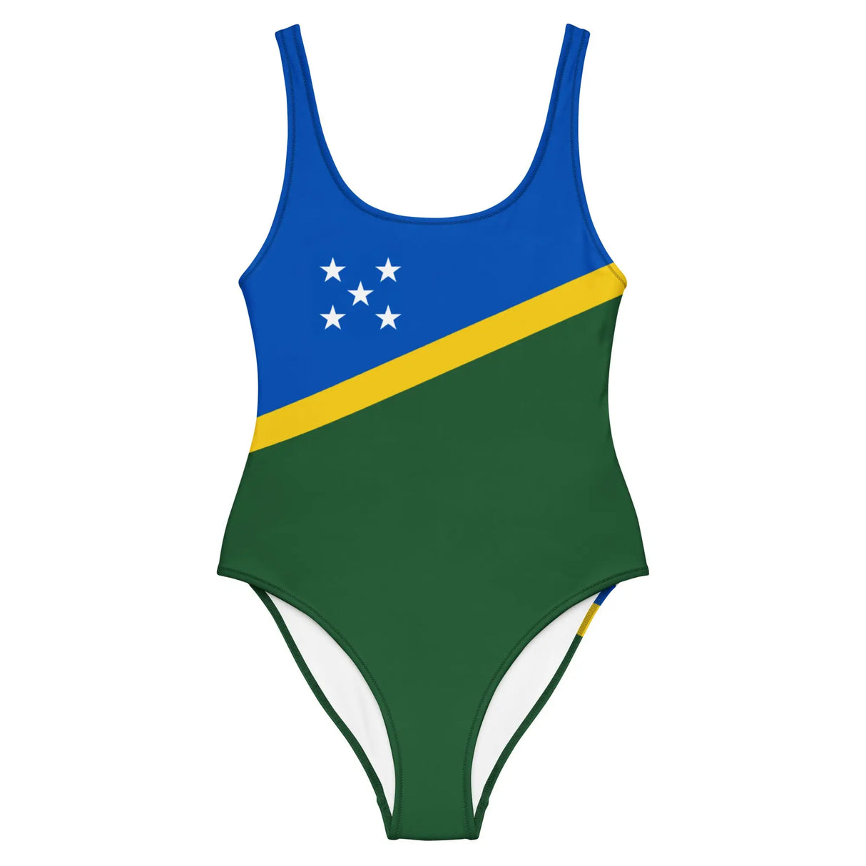 Maillot de bain femme drapeau îles salomon coupe brésilienne