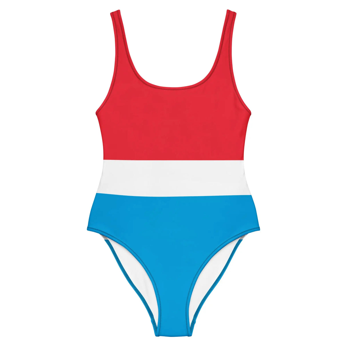 Maillot de bain femme drapeau luxembourg coupe brésilienne