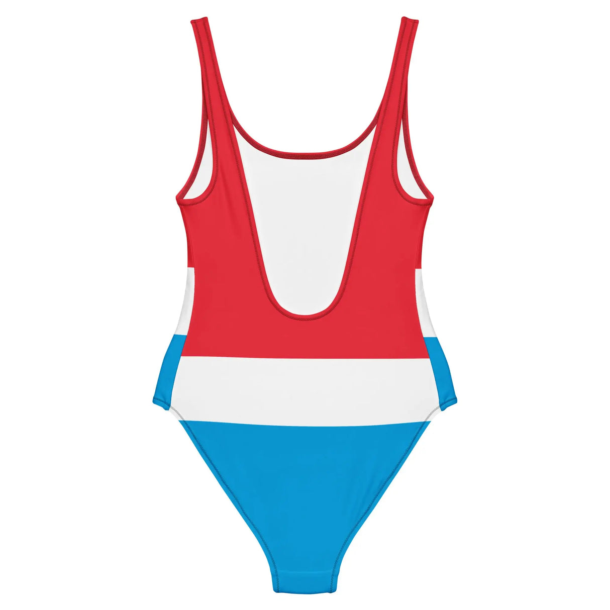 Maillot de bain femme drapeau luxembourg coupe brésilienne