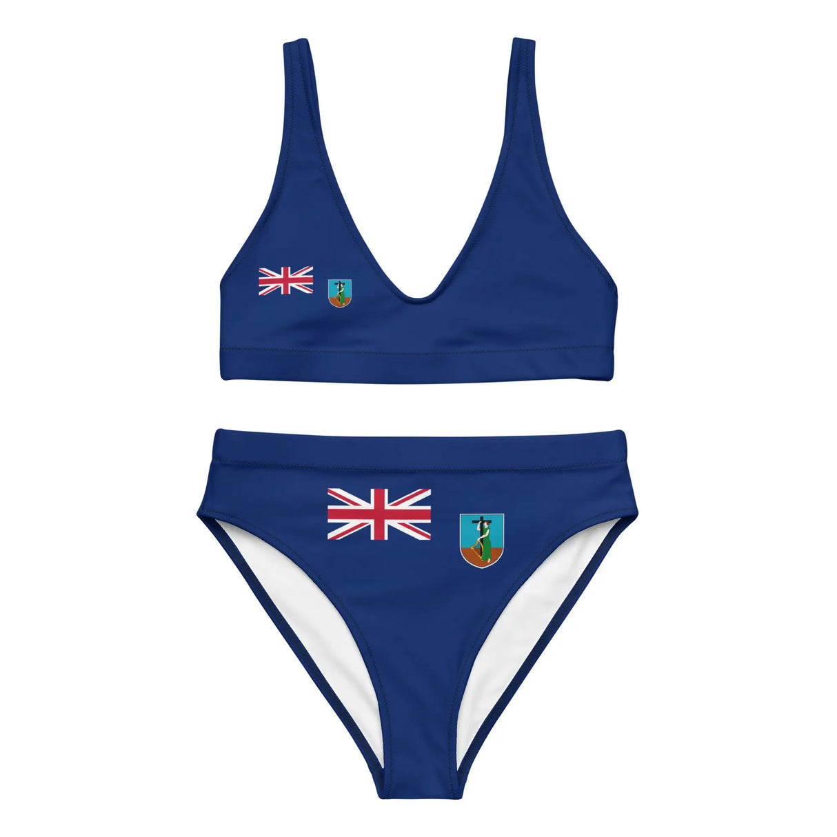 Maillot de bain femme drapeau montserrat tissu états-unis