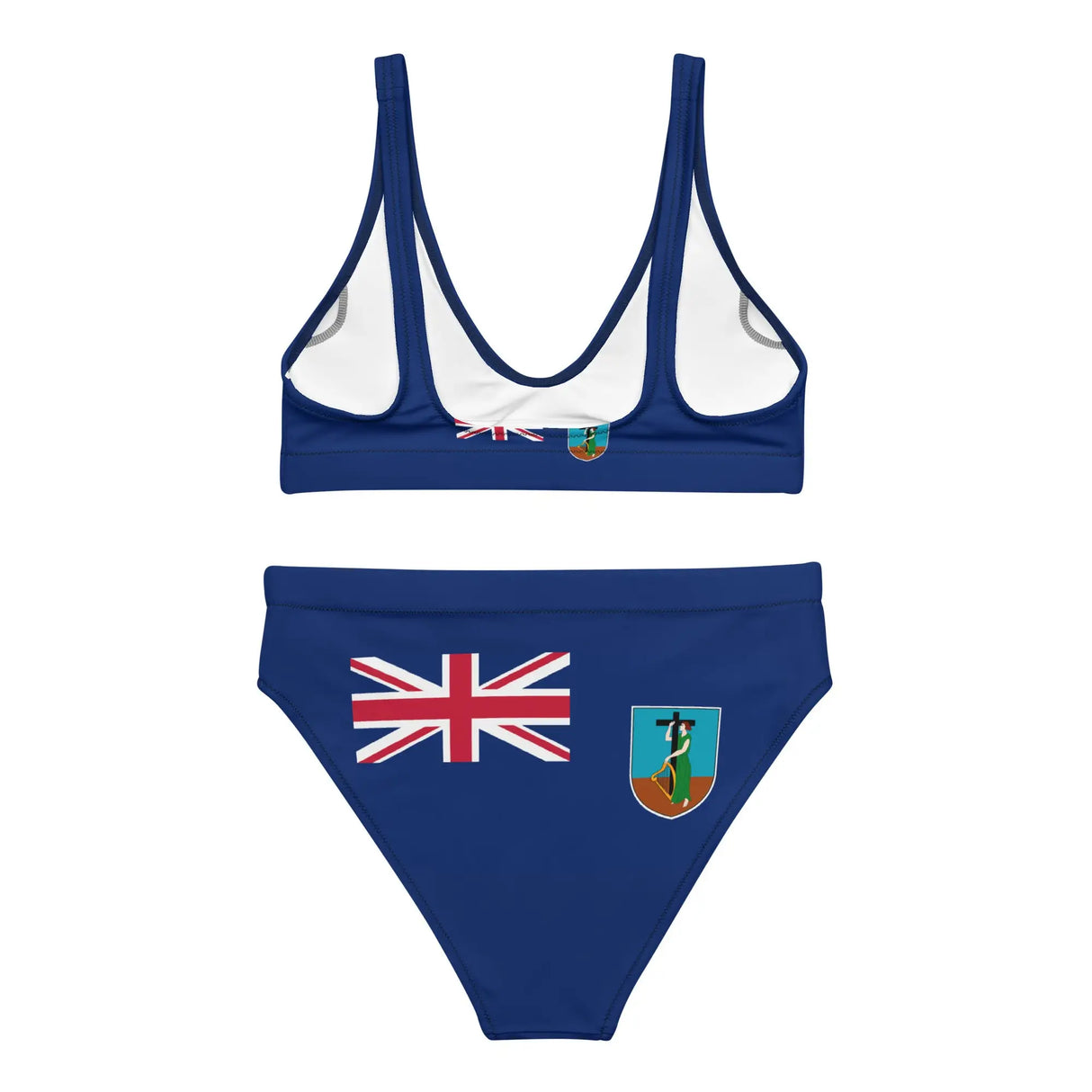 Maillot de bain femme drapeau montserrat tissu états-unis