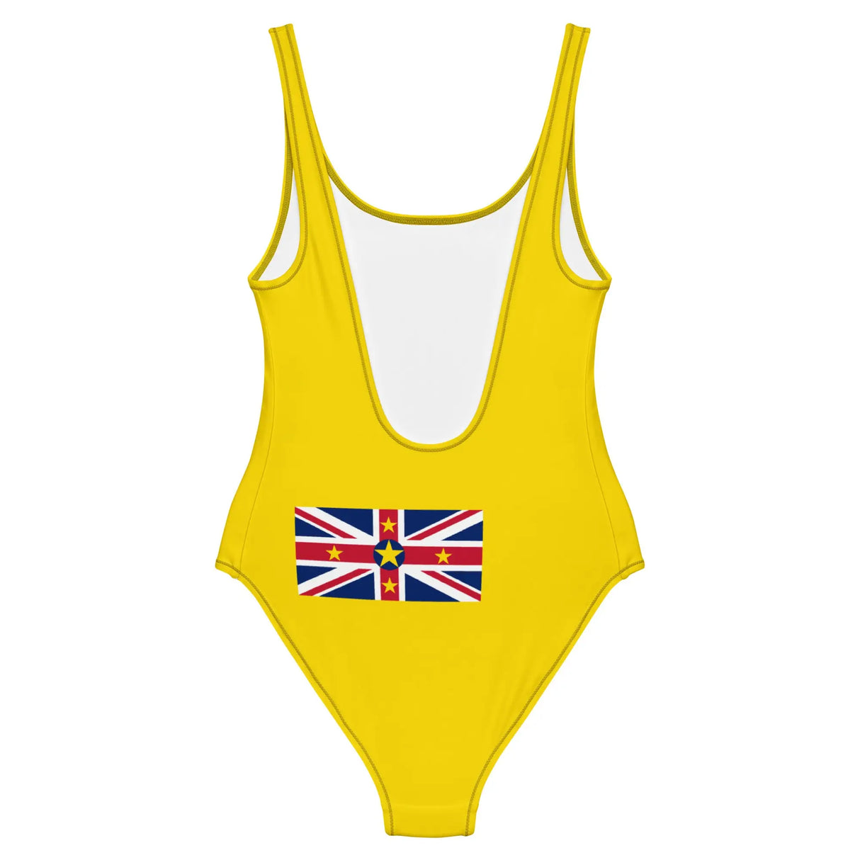 Maillot de bain femme drapeau niue coupe brésilienne élégant