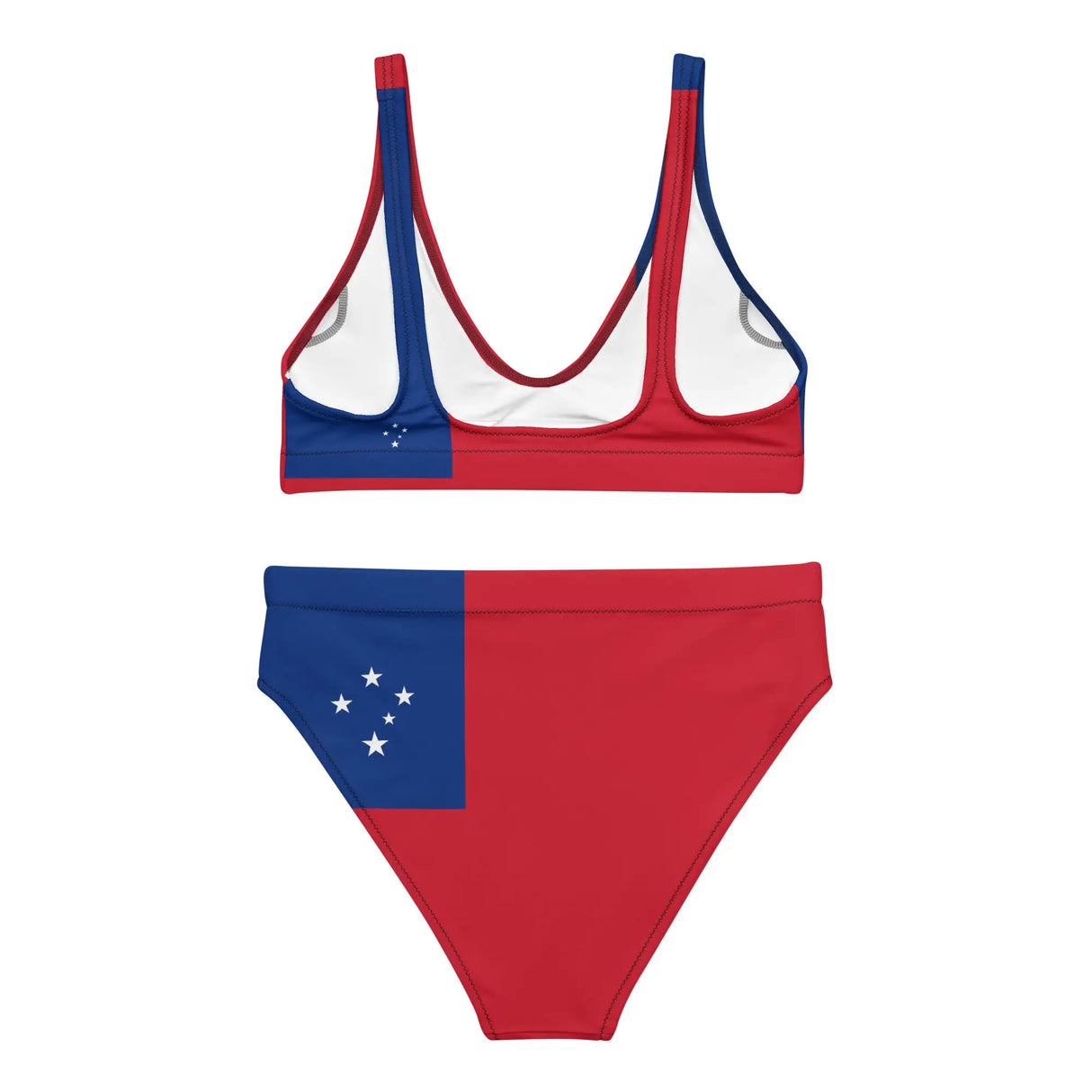 Maillot de bain femme drapeau samoa polyester recyclé