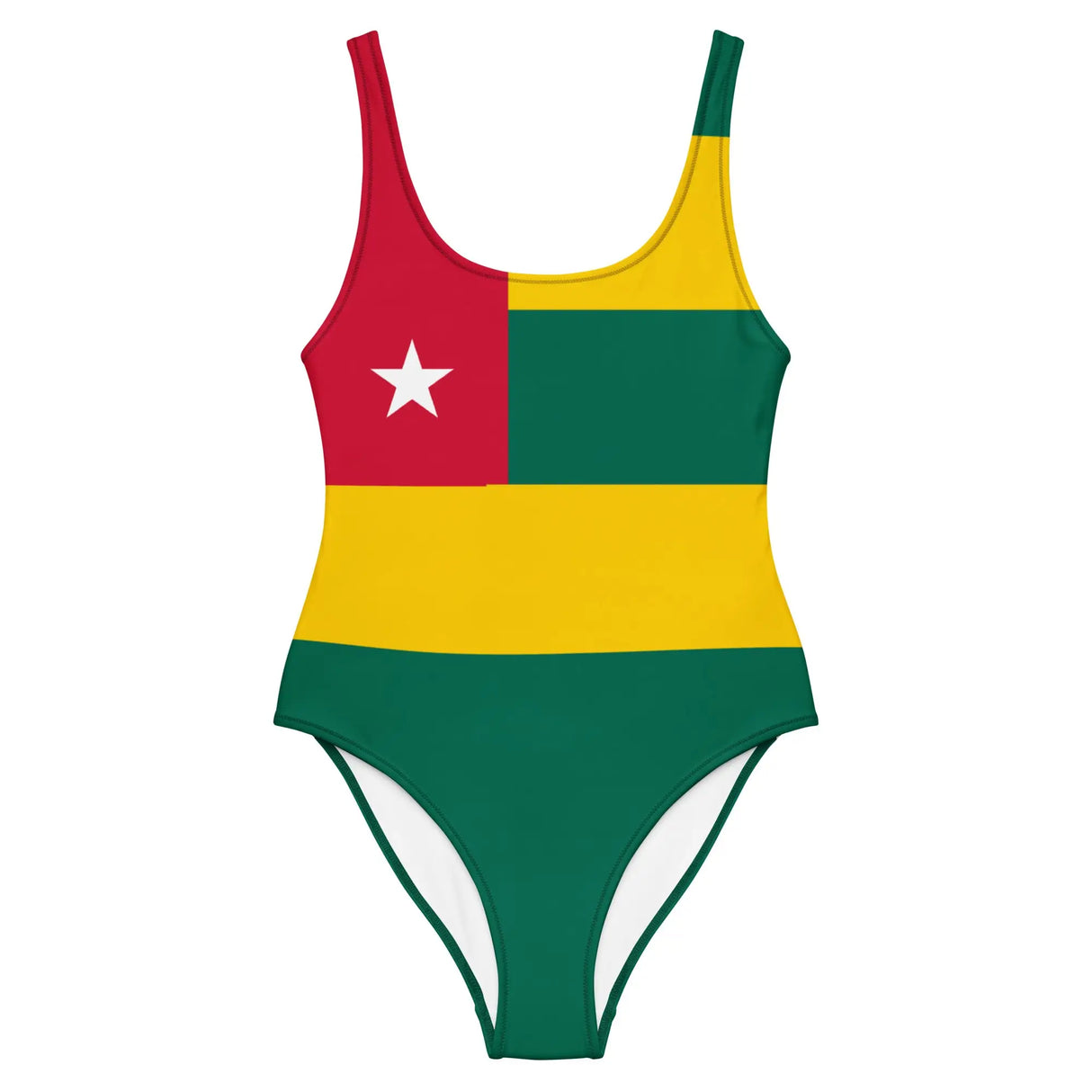 Maillot de bain femme drapeau togo coupe brésilienne