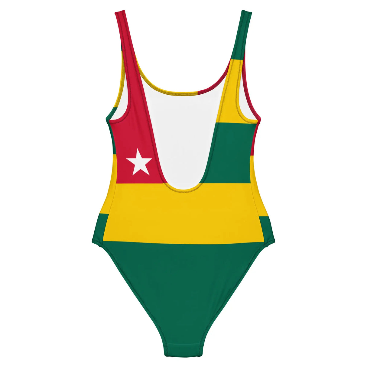 Maillot de bain femme drapeau togo coupe brésilienne