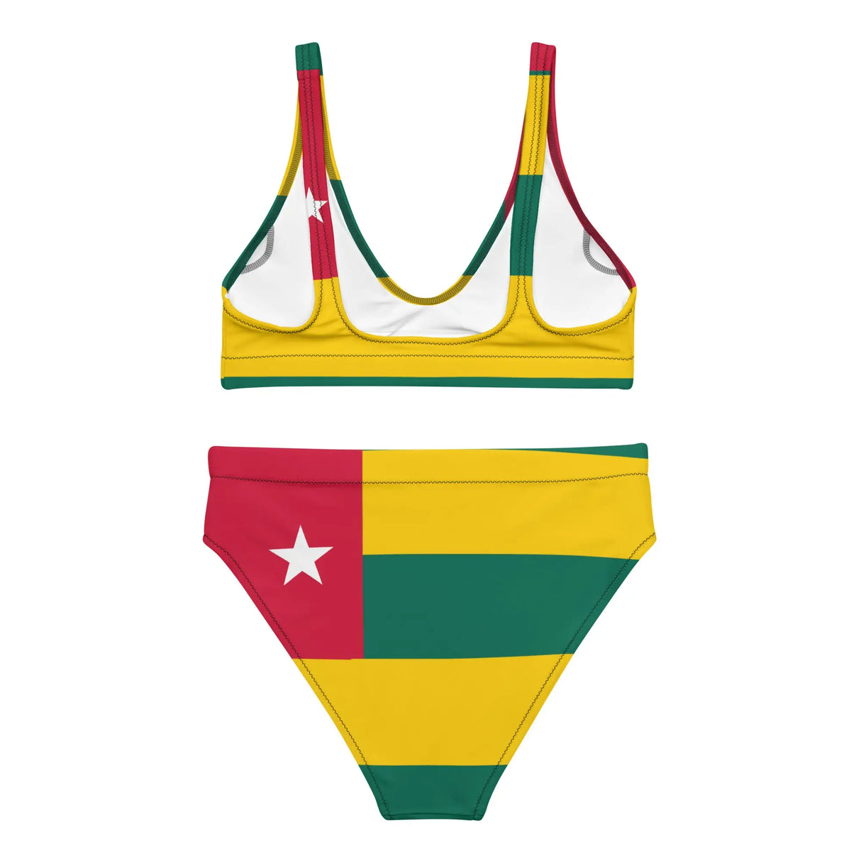 Maillot de bain femme drapeau togo tissu aux états-unis