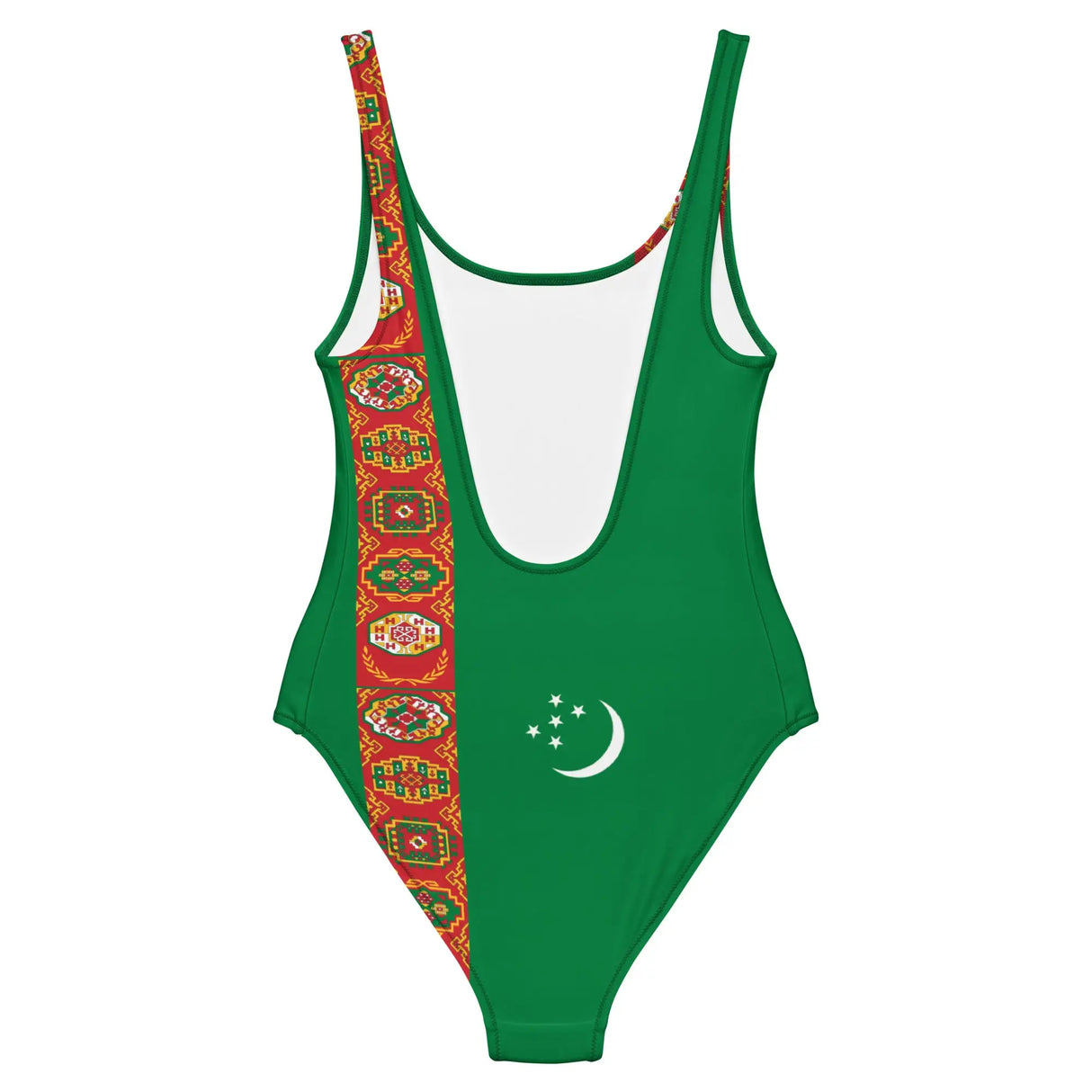 Maillot de bain femme drapeau turkménistan tissu résistant