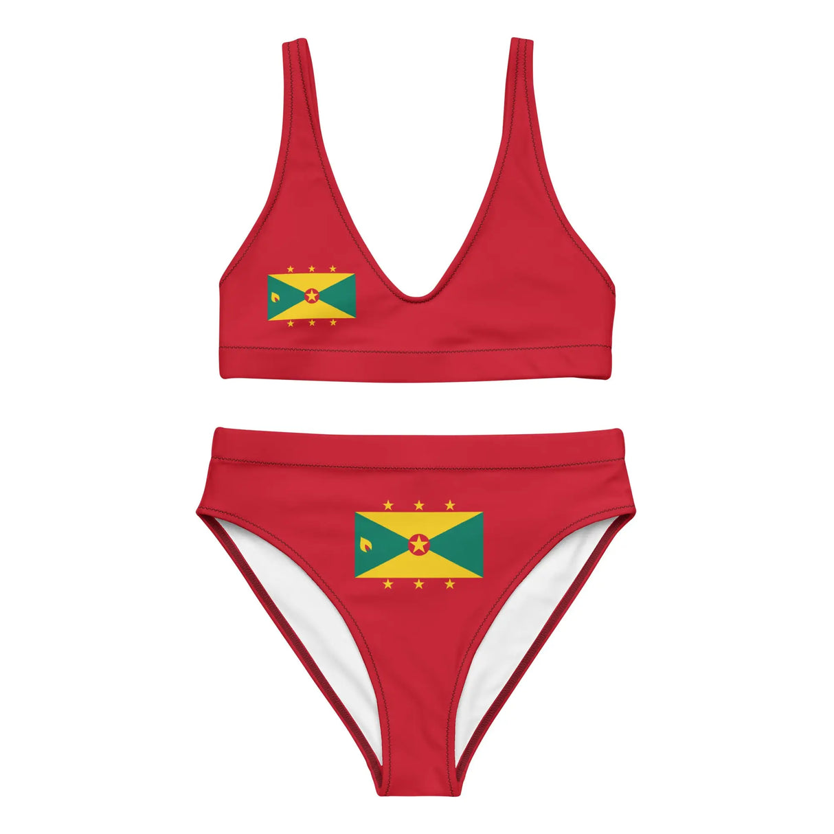 Maillot de bain femme grenade polyester recyclé uv plage