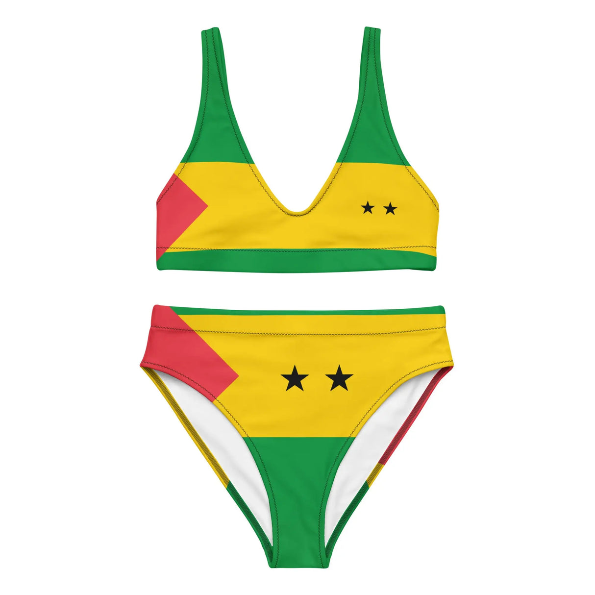 Maillot de bain femme sao tomé-et-principe polyester recyclé