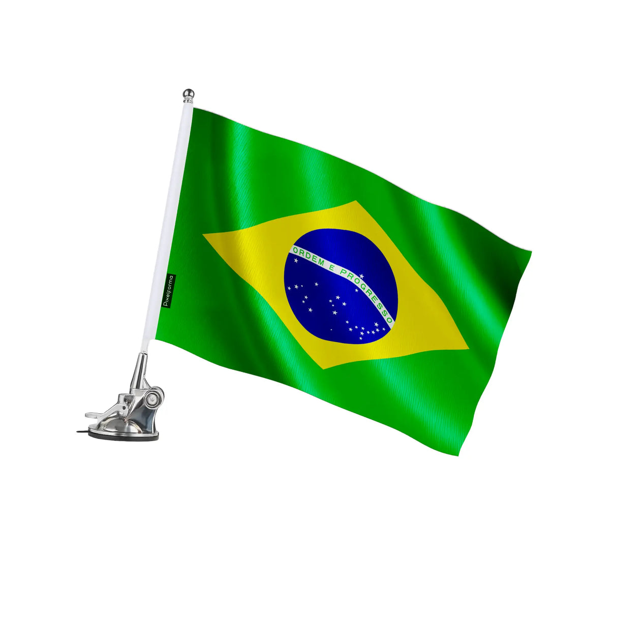 Mât à ventouse brésil polyester acier inoxydable robuste