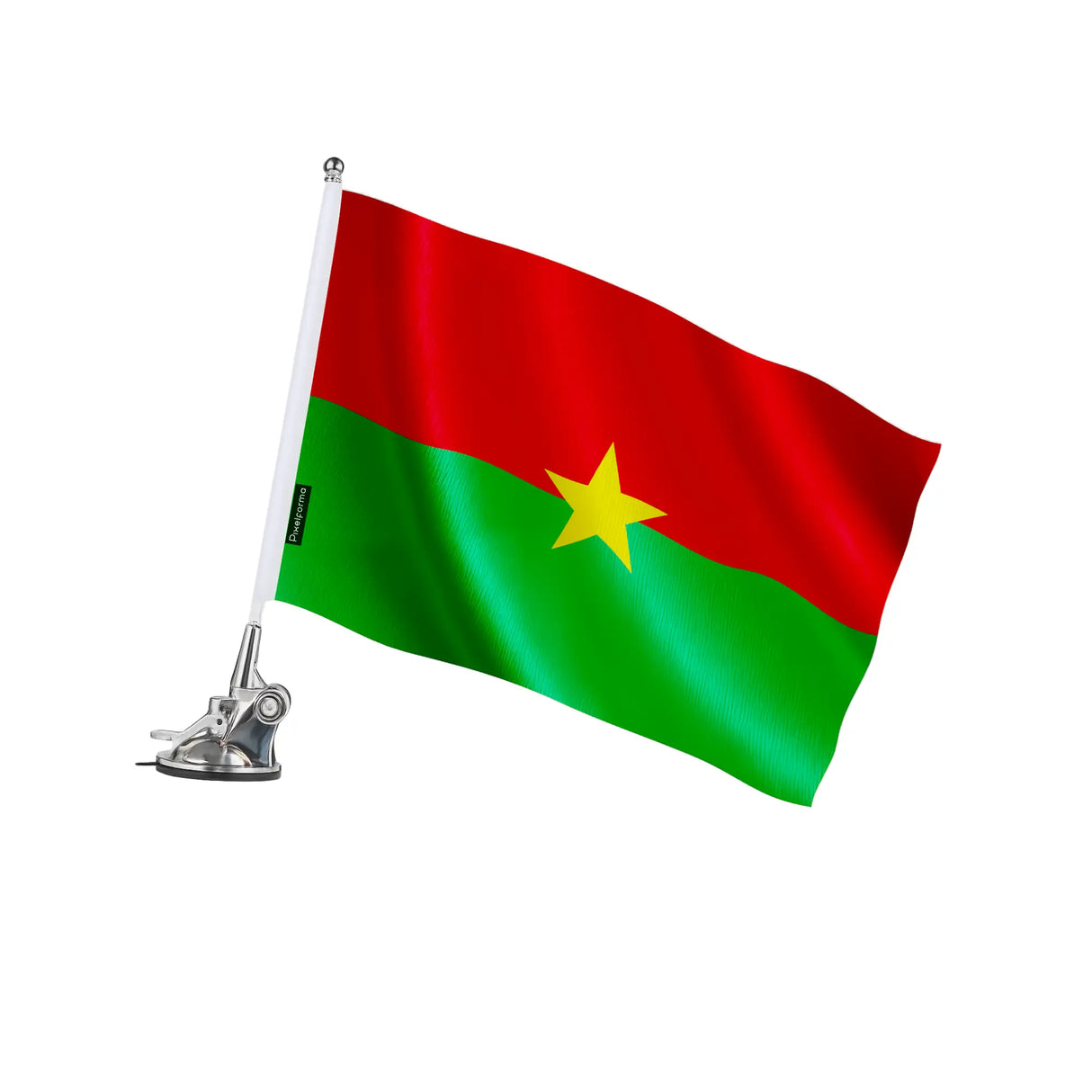 Mât à ventouse burkina faso polyester acier inoxydable