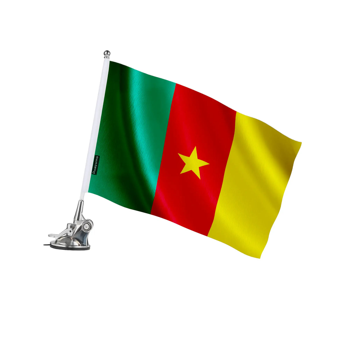 Mât à ventouse cameroun polyester acier inoxydable