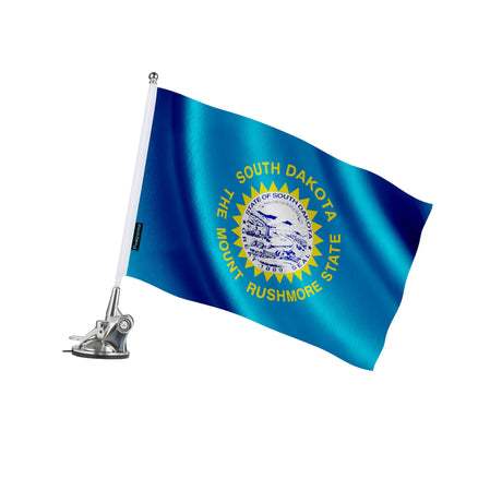 Mât à ventouse dakota du sud polyester acier inoxydable