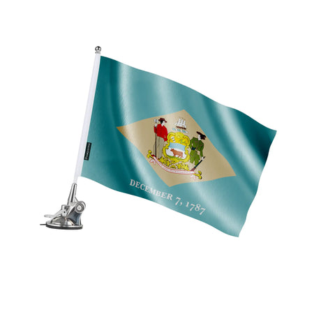 Mât à ventouse delaware polyester acier inoxydable