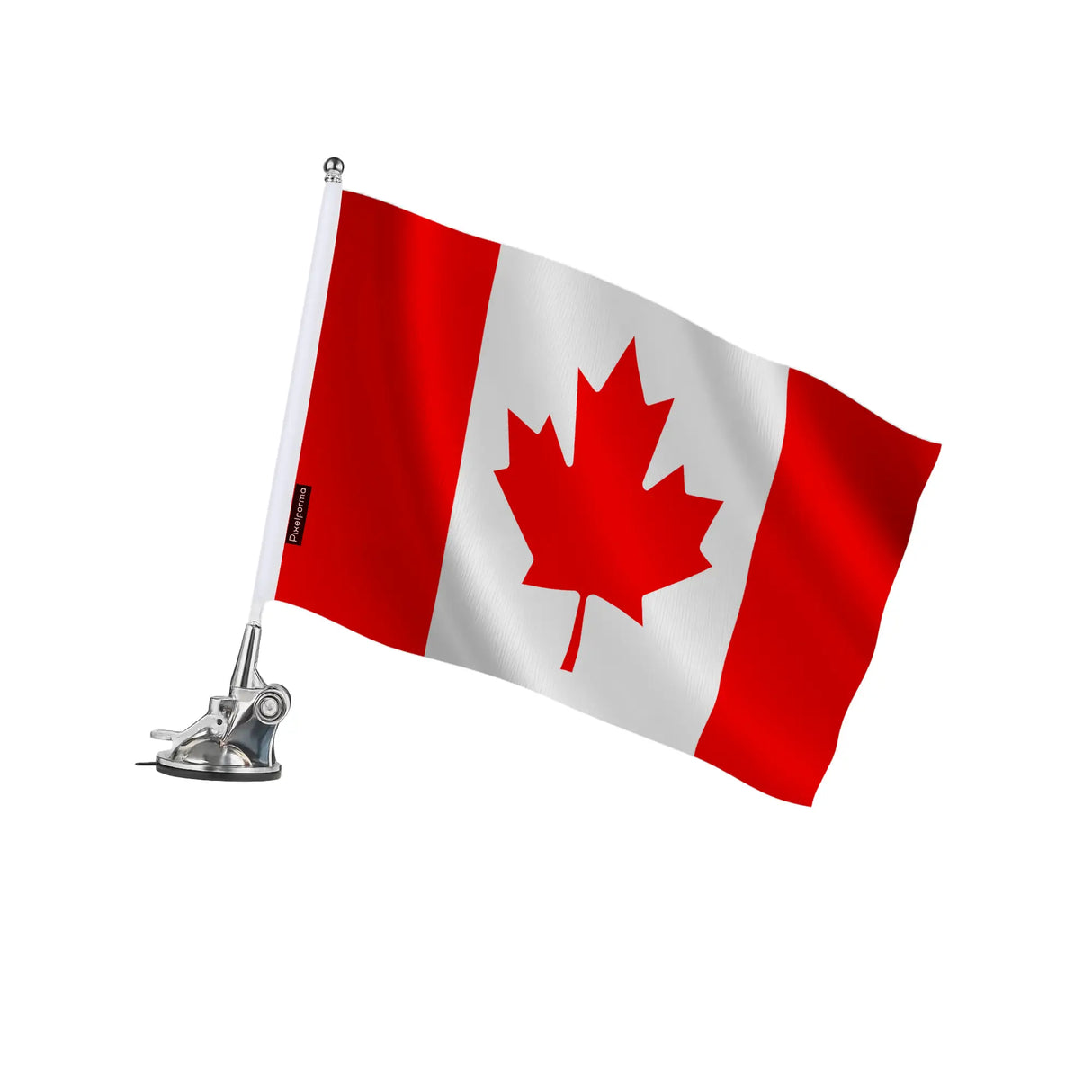 Mât à ventouse drapeau canada polyester acier inoxydable