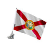 Mât à ventouse drapeau floride polyester acier inoxydable