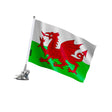 Mât à ventouse drapeau pays de galles polyester inoxydable