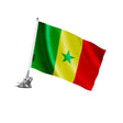 Mât à ventouse drapeau sénégal polyester acier inoxydable