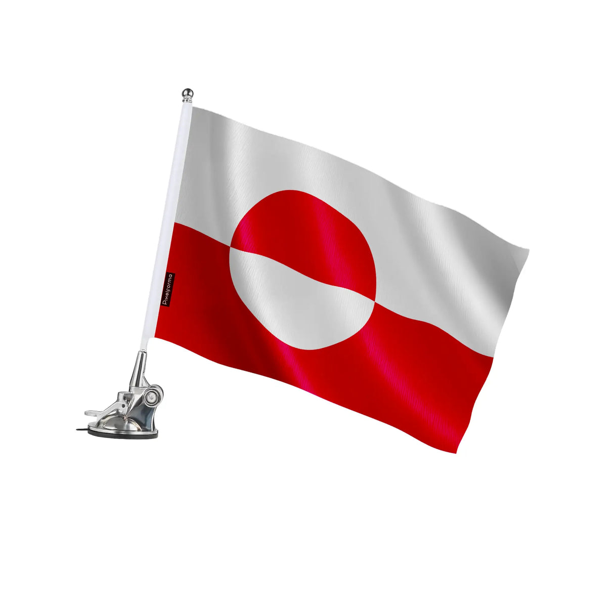 Mât à ventouse groenland polyester acier inoxydable