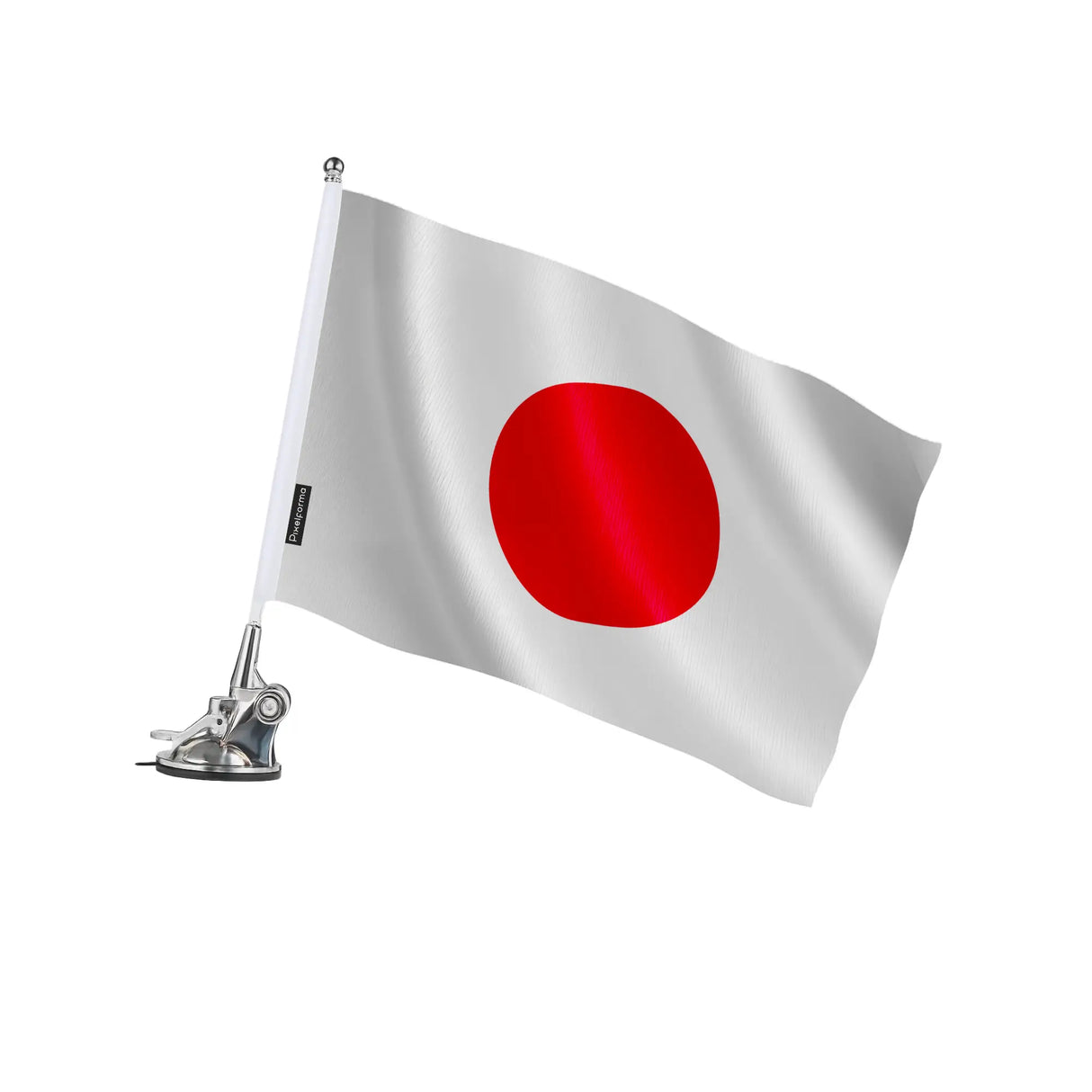 Mât à ventouse japon polyester acier inoxydable élégant