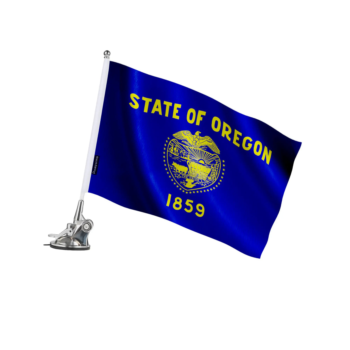 Mât à ventouse oregon polyester acier inoxydable surfaces lisses