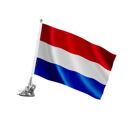 Mât à ventouse pays-bas polyester acier inoxydable