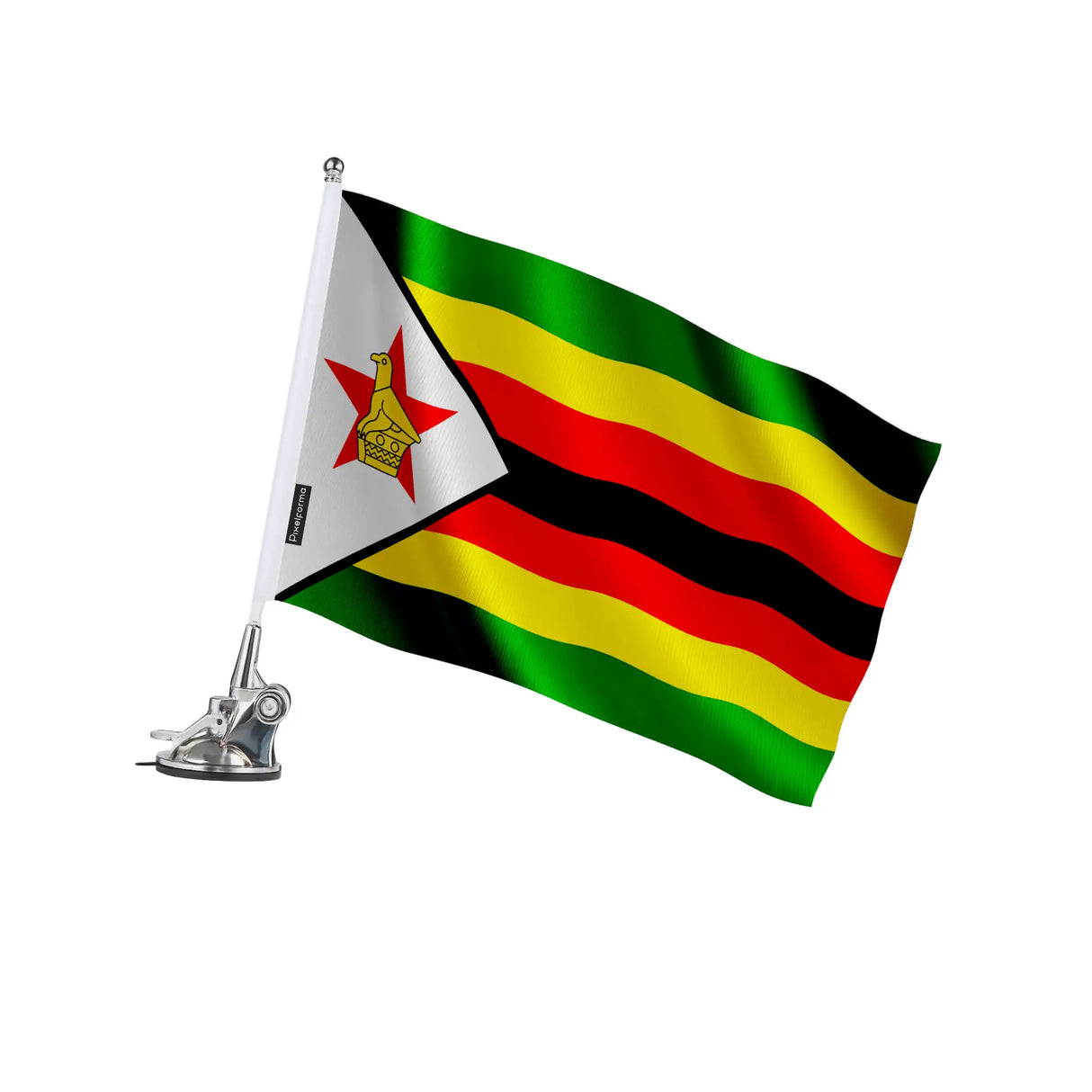 Mât à ventouse zimbabwe polyester acier inoxydable