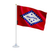 Mini drapeau arkansas en polyester avec ventouse pratique