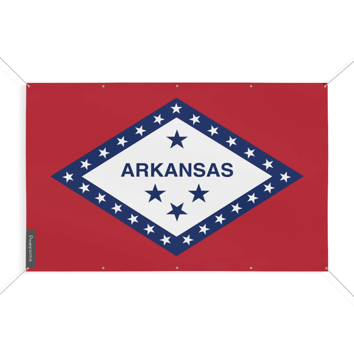 Mini drapeau arkansas polyester résistant aux intempéries