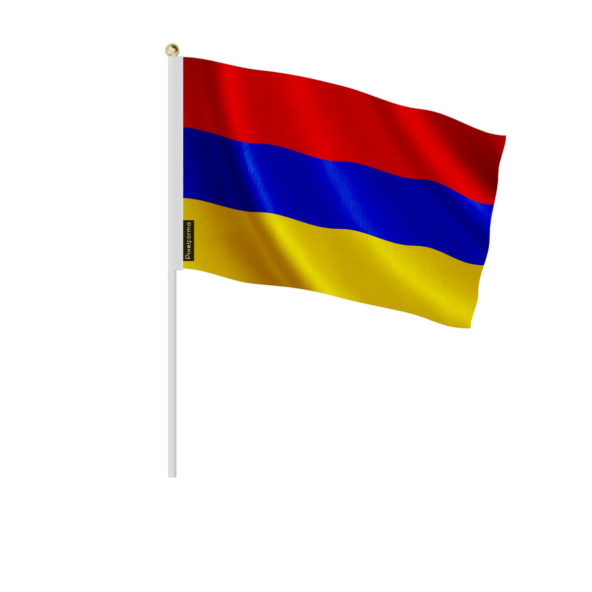 Mini drapeau arménie à main en polyester pour décoration