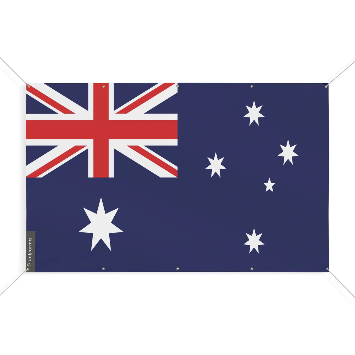 Mini drapeau australie en polyester résistant avec œillets