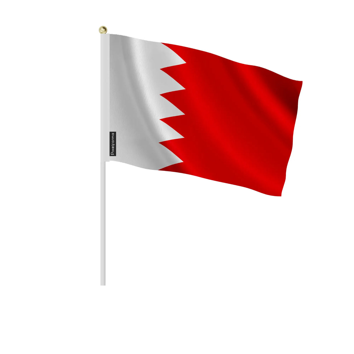 Mini drapeau bahreïn à main en polyester pour décoration