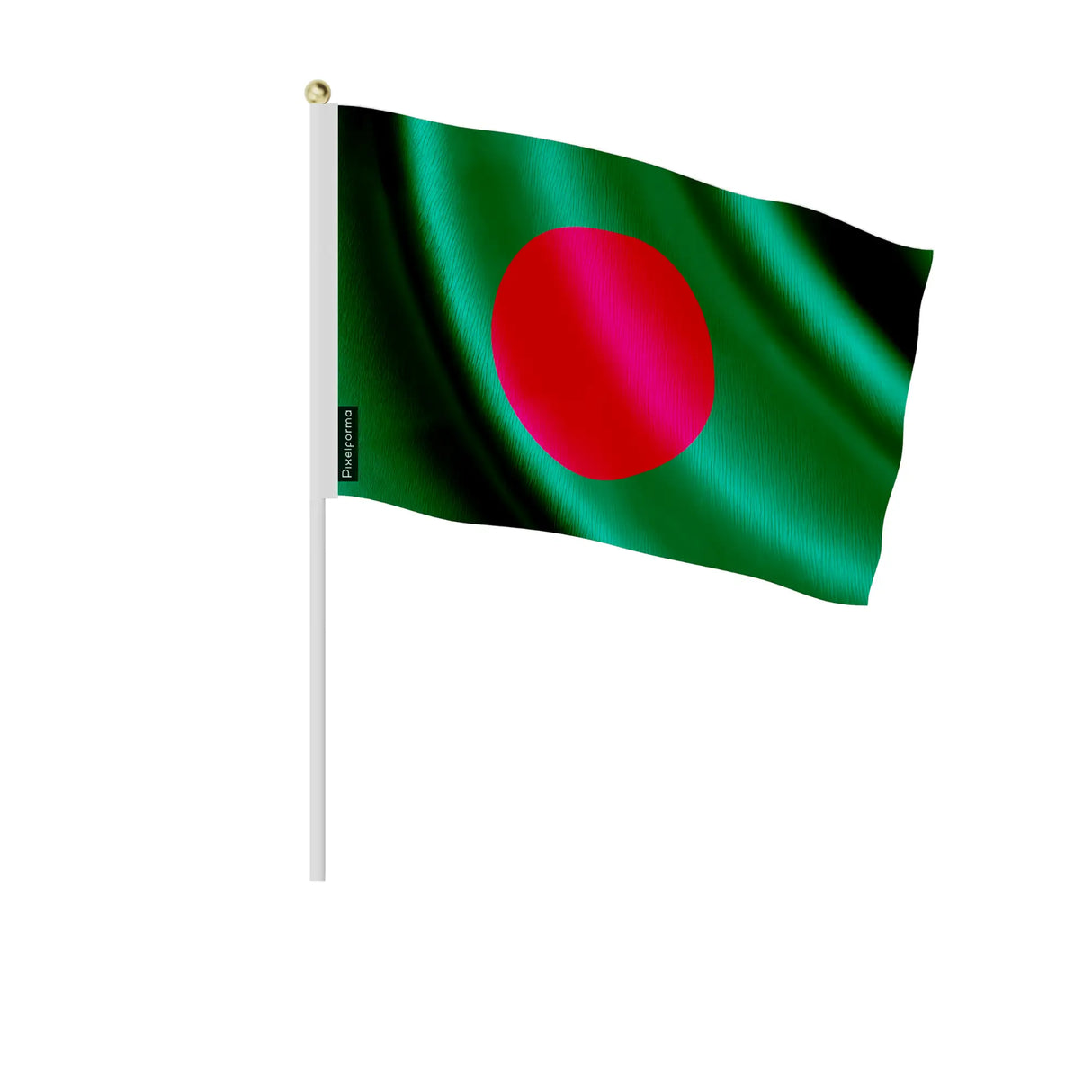 Mini drapeau bangladesh en polyester à tenir à la main