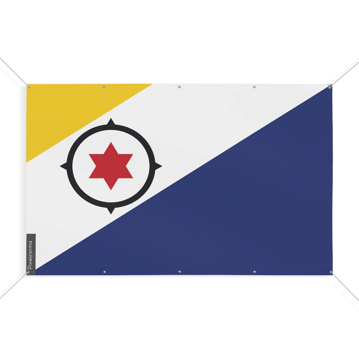 Mini drapeau bonaire polyester résistant avec œillets