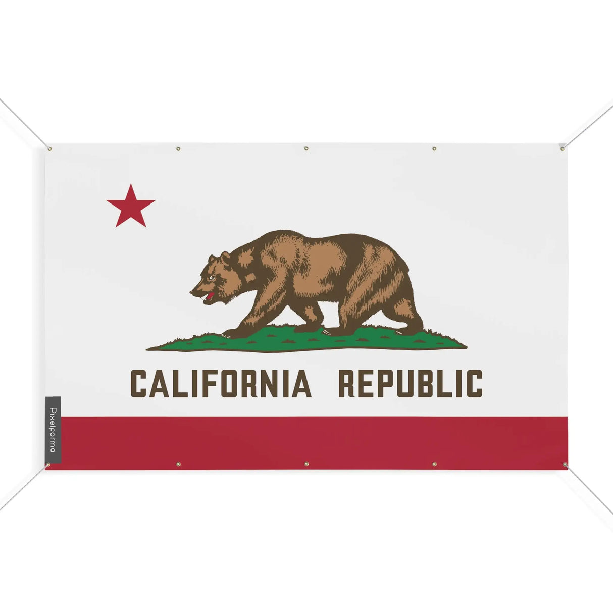 Mini drapeau californie polyester résistant aux intempéries