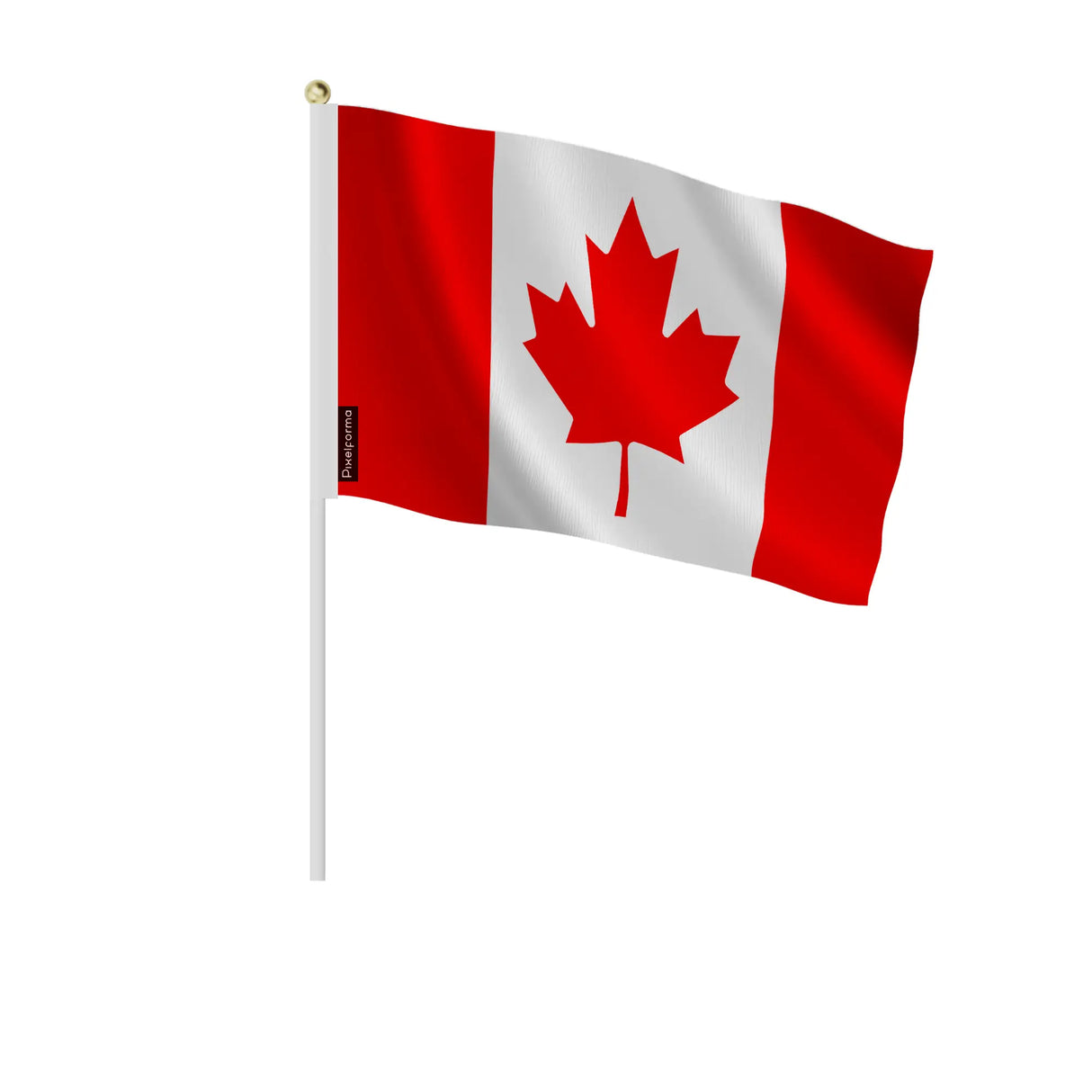 Mini drapeau canada en polyester à tenir à la main