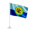 Mini drapeau communauté caribéenne polyester ventouse