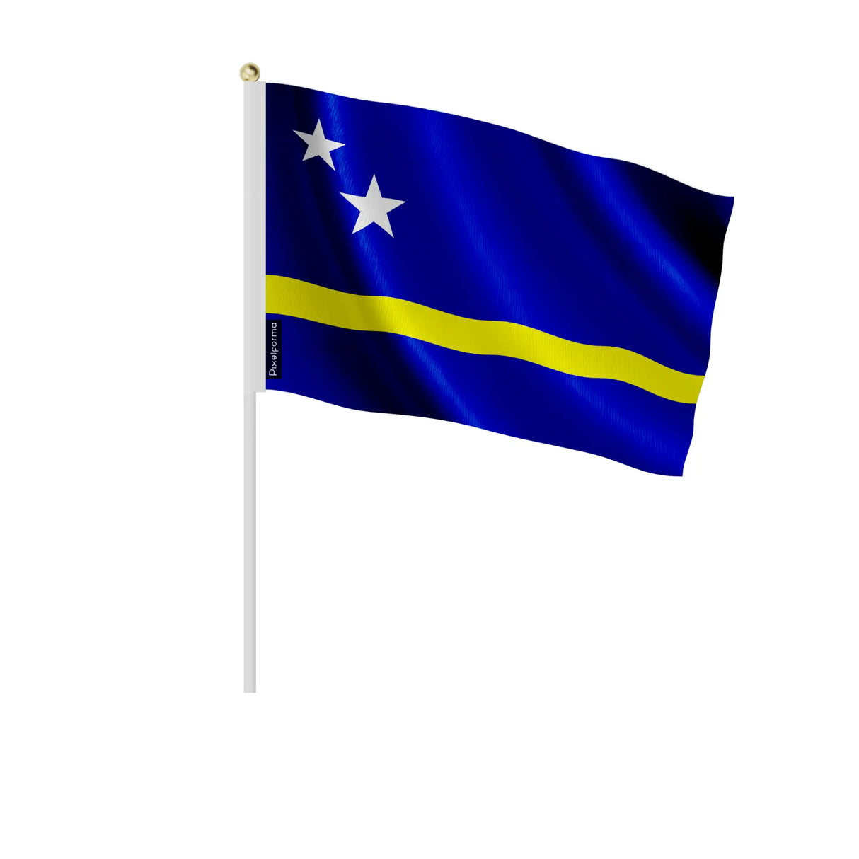 Mini drapeau curaçao en polyester pour décoration festive