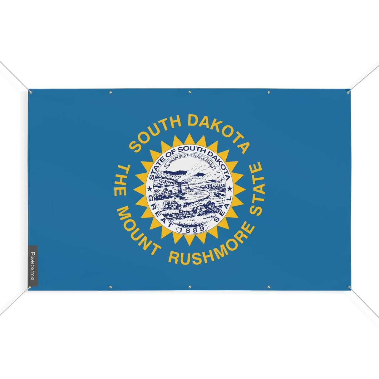 Mini drapeau dakota du sud polyester résistant aux intempéries