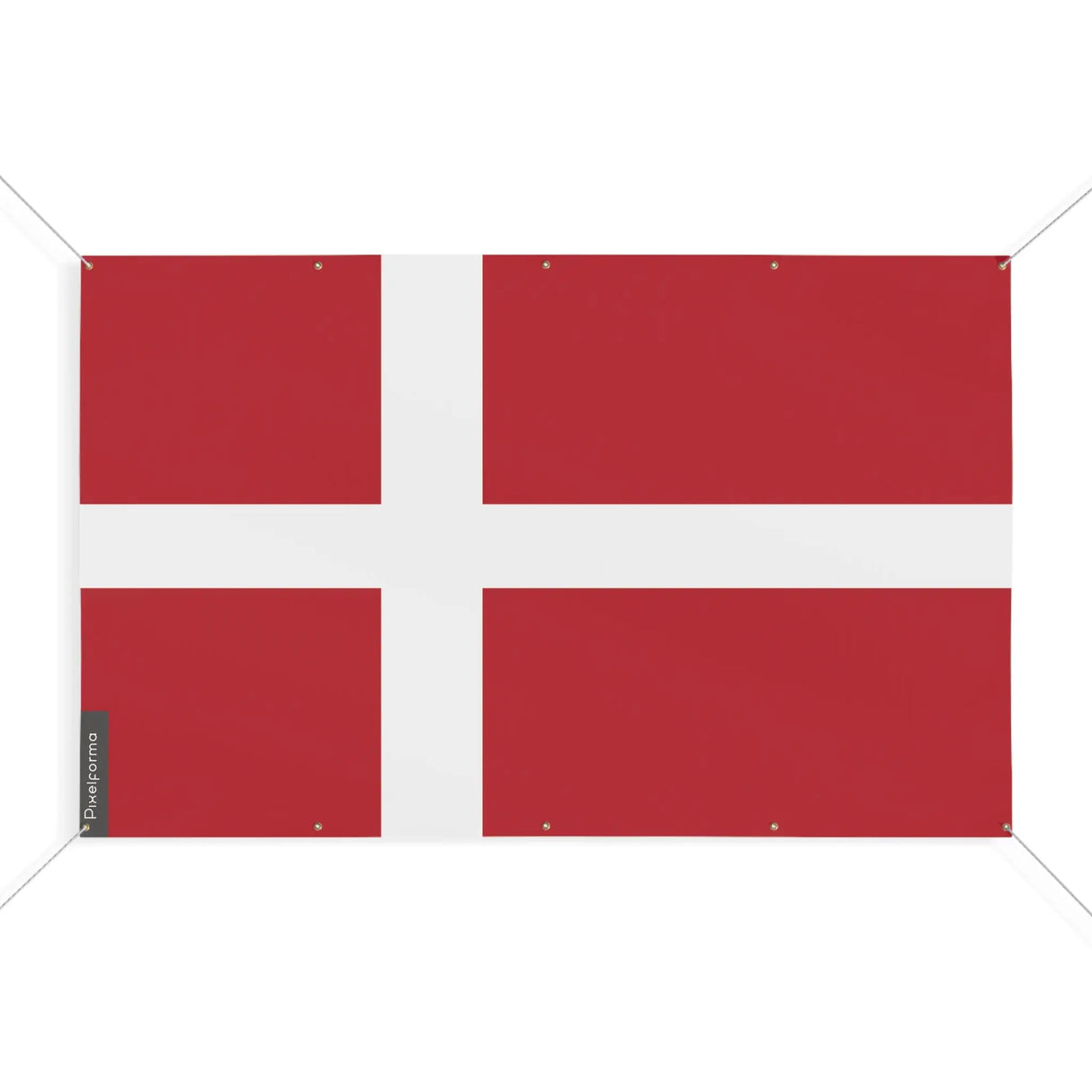 Mini drapeau danemark en polyester résistant à suspendre