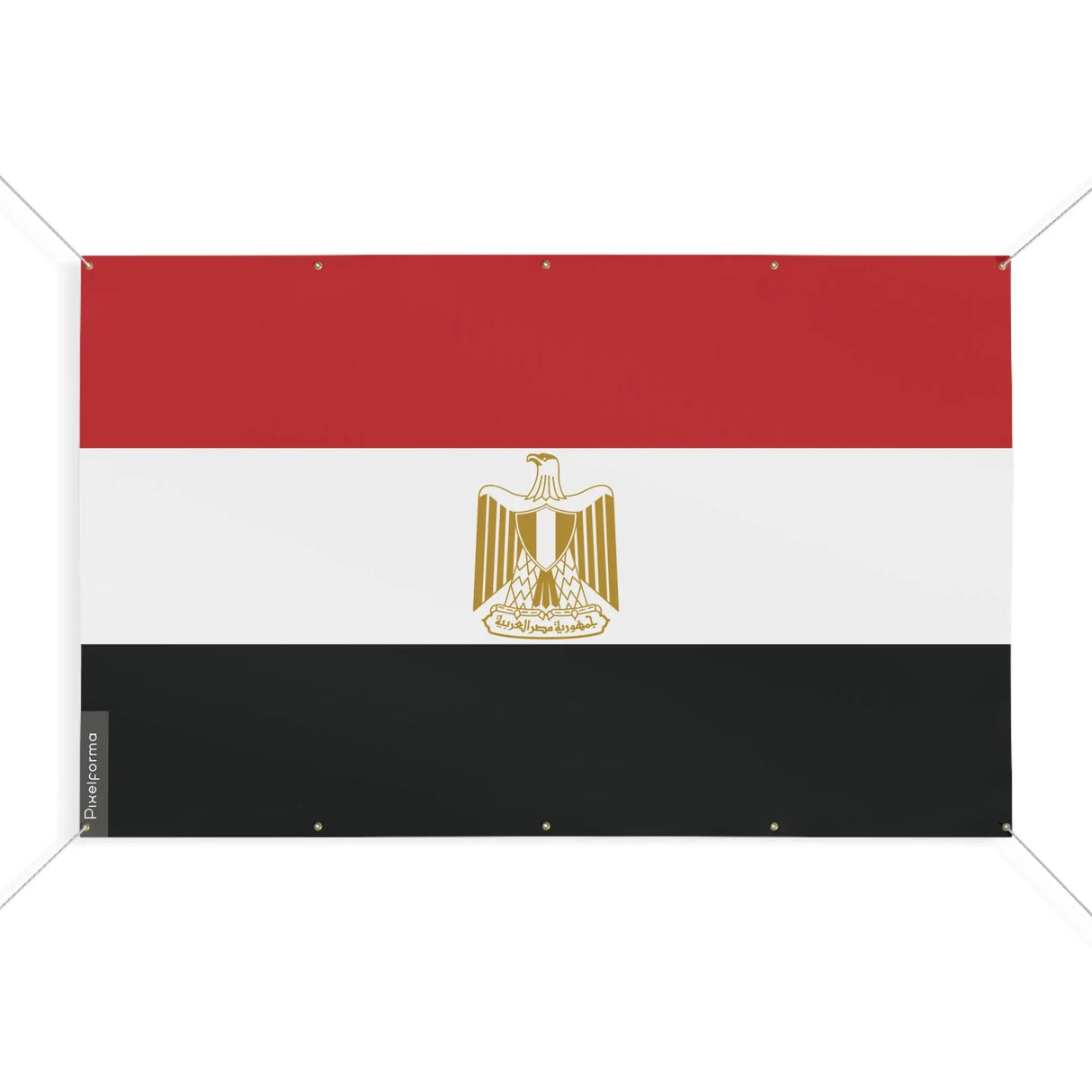 Mini drapeau égypte en polyester résistant avec œillets